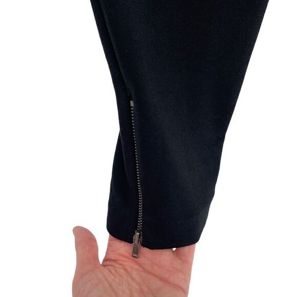 Talbots Black Side Zip Ankle Pants Casual Comfort Office Work Wear Women Small - Picture 7 of 8